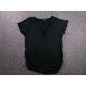 Love Top Women 3X Black Office Casual Work Day Base Layer Capsule Everyday